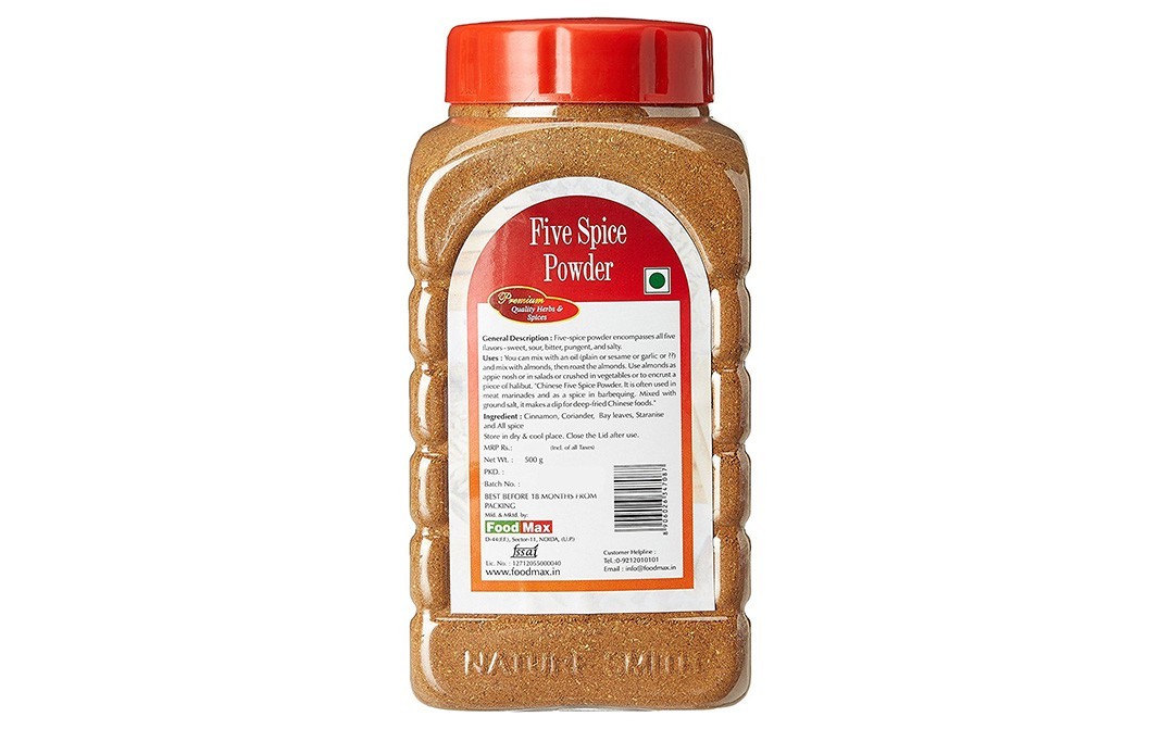 NatureSmith Five Spice Powder    Plastic Jar  500 grams